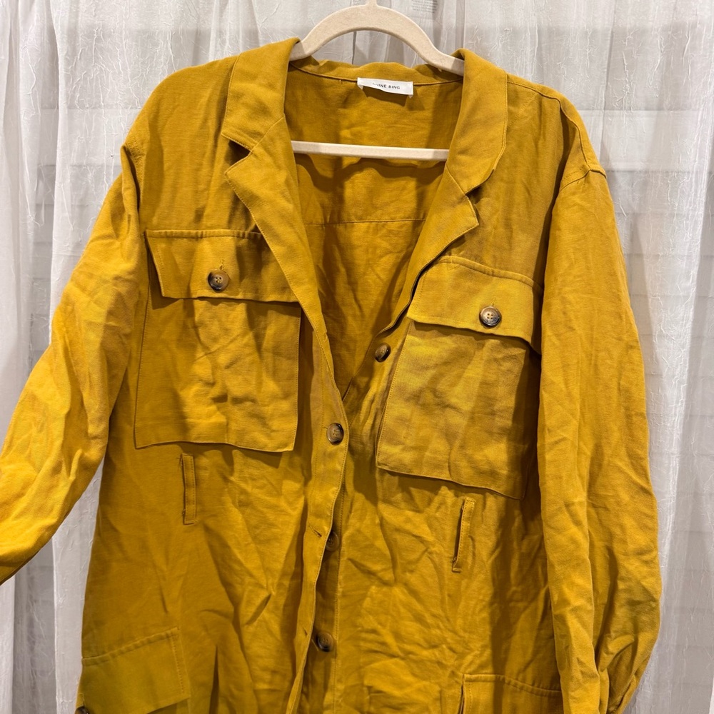 Anine Bing Coat / Jacket Sz L No Belt - Picture 3 of 6